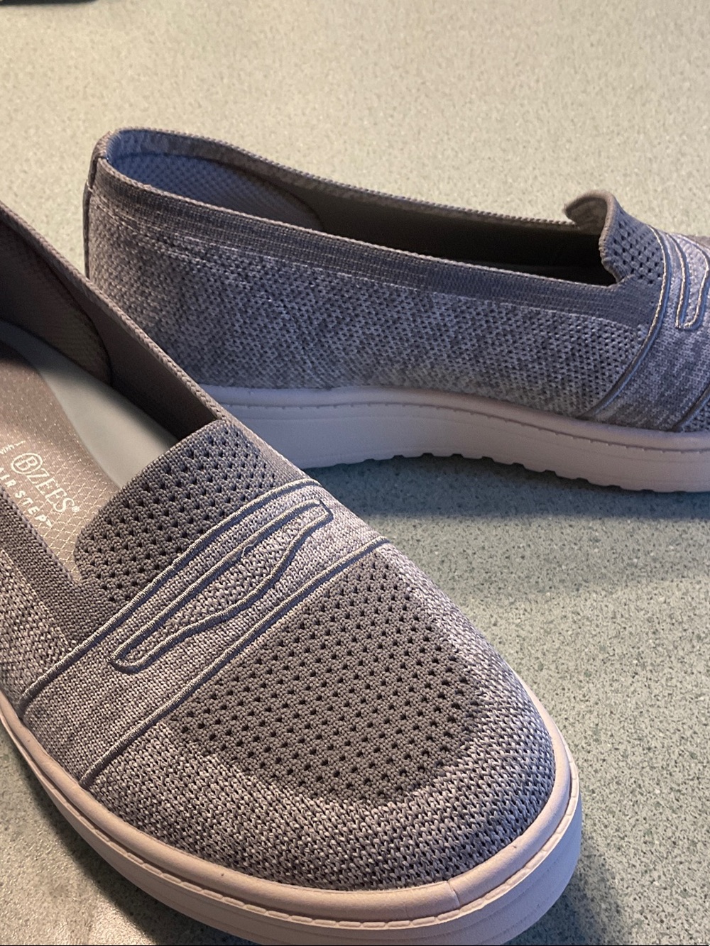 Life Stride Women's Knit Slip-On Loafers in gray - Picture 4 of 4